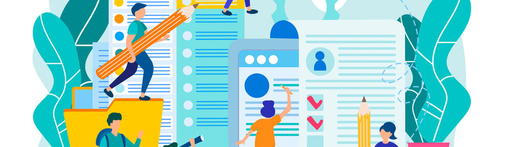 © iStock.com/AlisaRut Hinterfragen und Ausfüllen von Formularen Konzept.